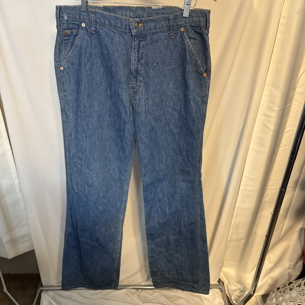 Vintage Levis‎ Buckle Back 20682 USA Blue Jeans Orange Tab 34 35 X 34